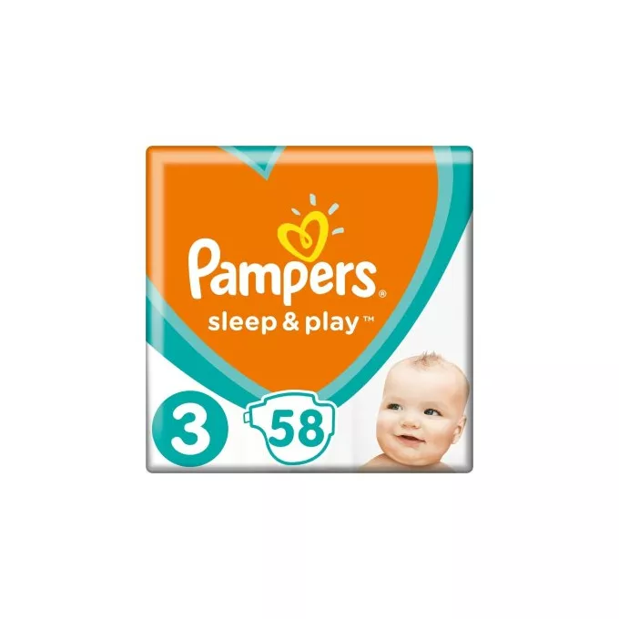 pampers sleep and play rozmiar 3 58 sztuk