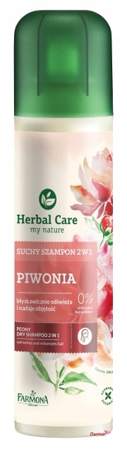 farmona herbal care suchy szampon piwonia