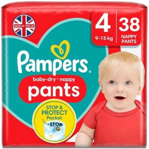 pampers mega paka 94 szt beby-dry pants 4