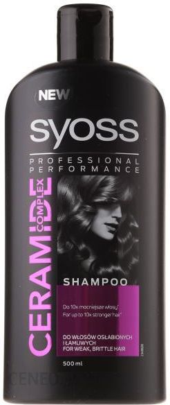 syoss ceramide complex szampon do włosów osłabionych i łamliwych