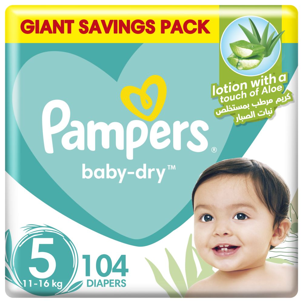 pampers 5 active baby dry 100