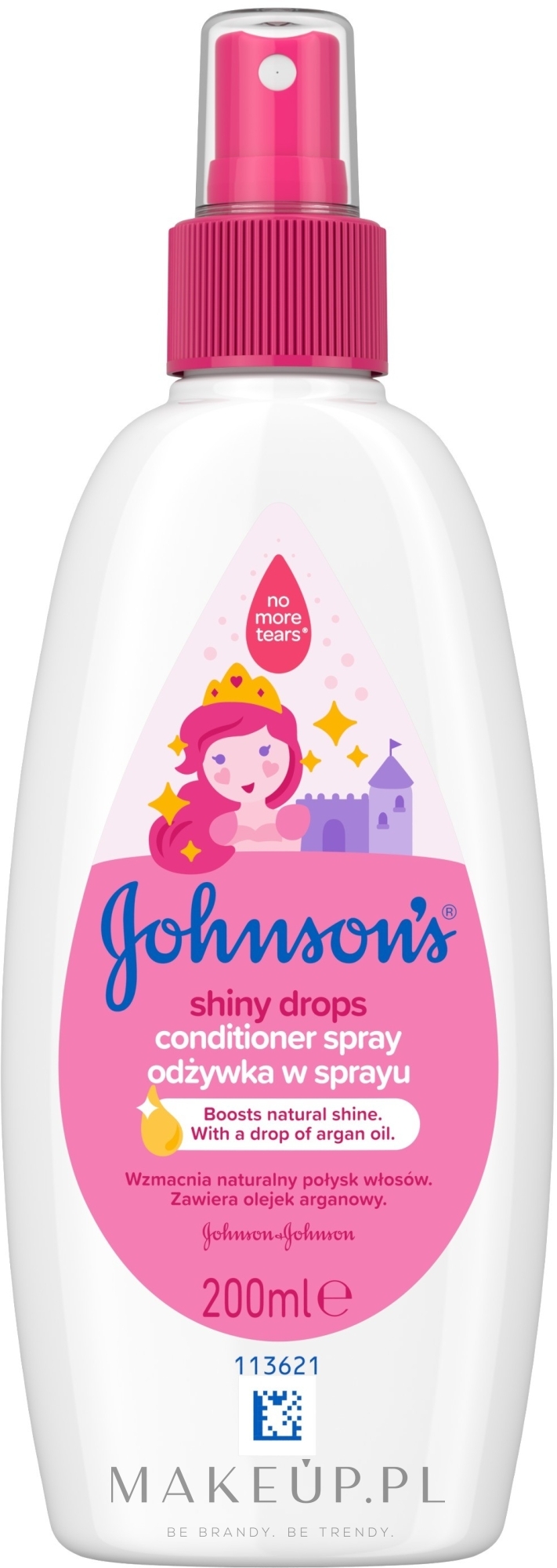 johnsons baby shiny drops odżywka do włosów w sprayu blog