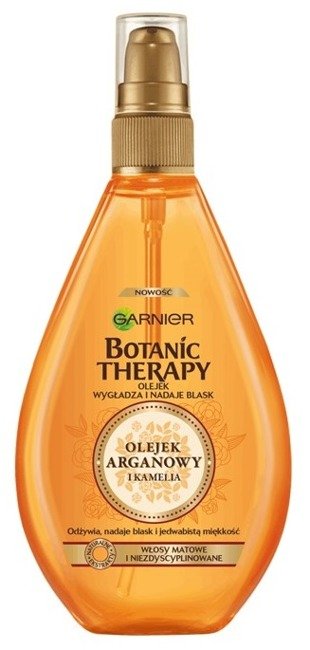 garnier spray do włosów olejek