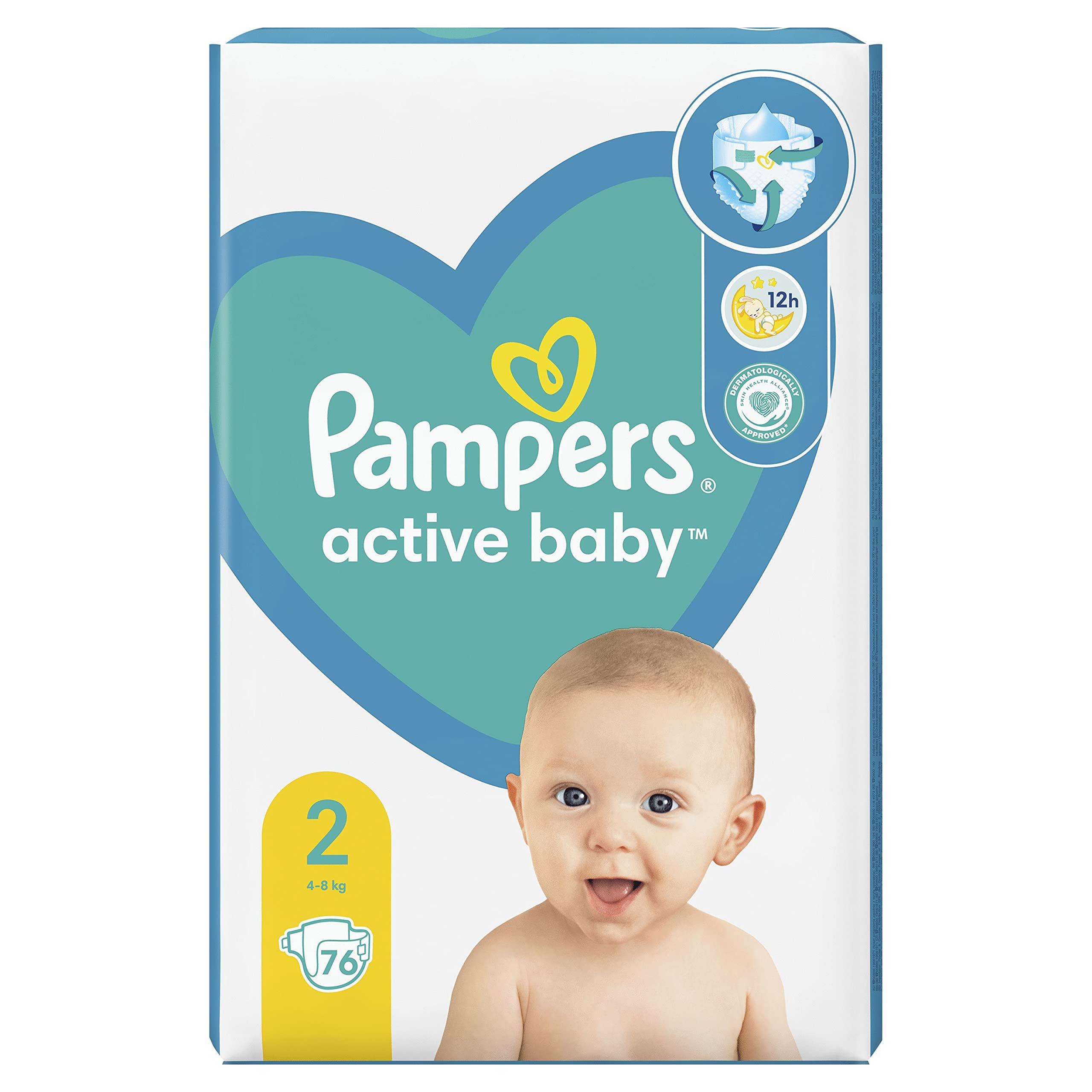 pampers 76 szt active baby 2