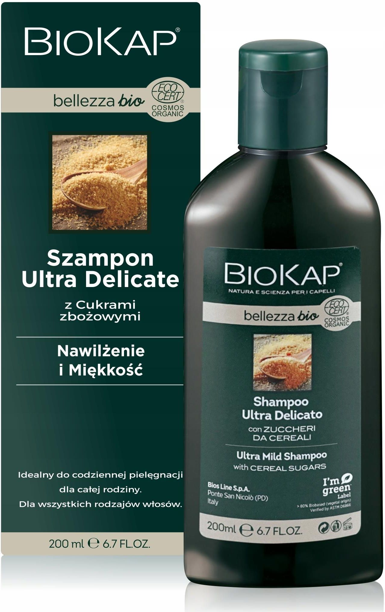 biokap bellezza szampon do włosów tłustych 200ml opinie