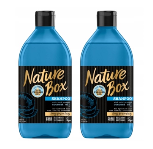 nature box szampon niebieski