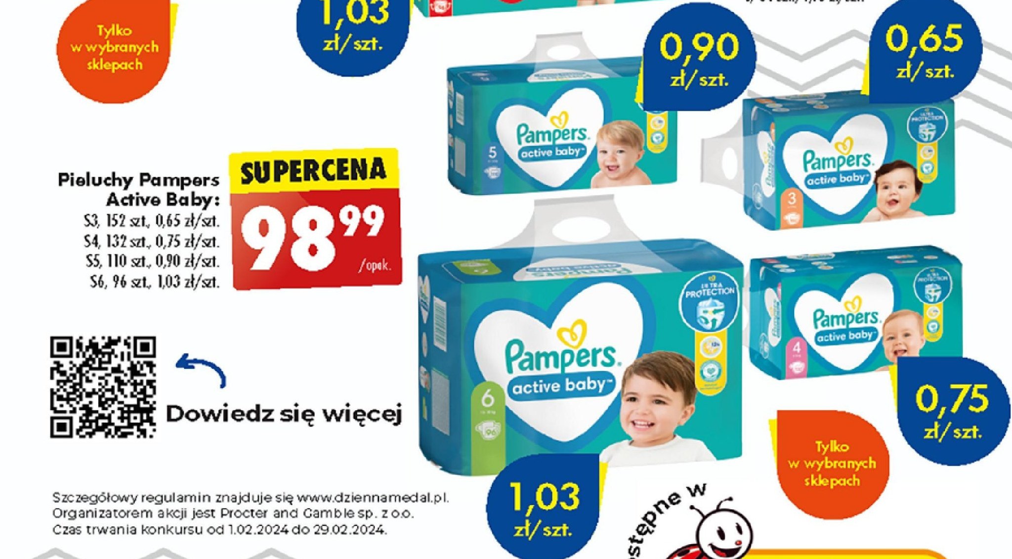 pampers active baby 6 promocja