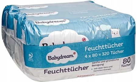 baby dream chusteczki nawilżane oil