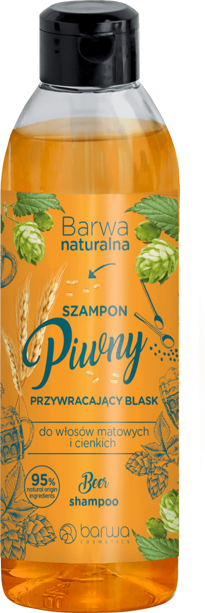 barwa naturalna szampon piwny