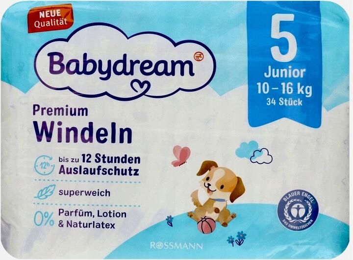 babydream pieluchy 2 sztuki