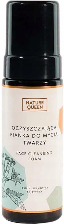 oczyszczająca pianka do mycia twarzy nature queen