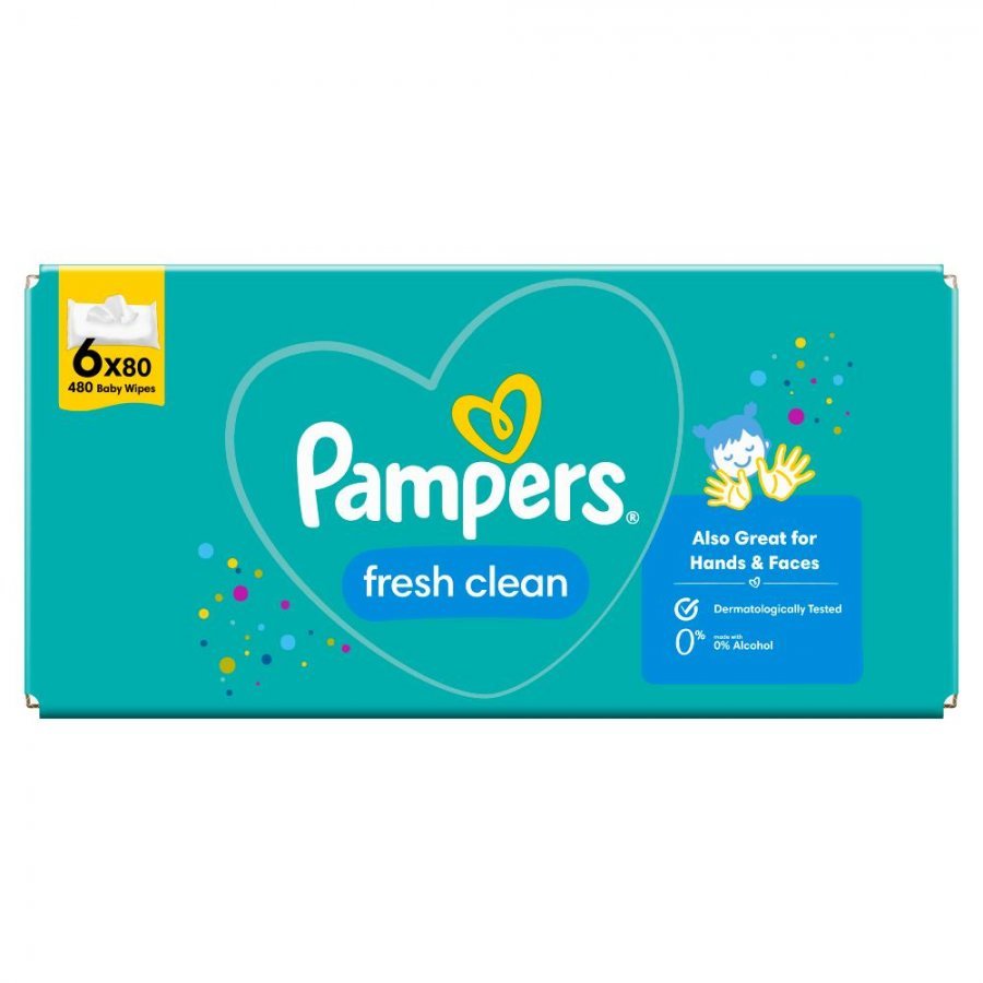 chusteczki pampers 6 pak cena