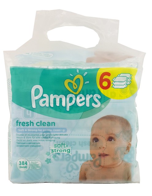 chusteczki pampers 6x64