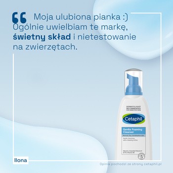 doz cetaphil pianka do mycia twarzy