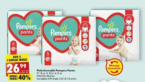 pieluchy pampers 4 biedronka