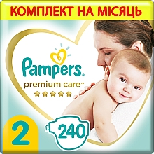 pieluchy pampers premium care 2 240szt