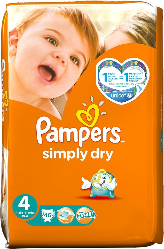 pampers pomarańczowej