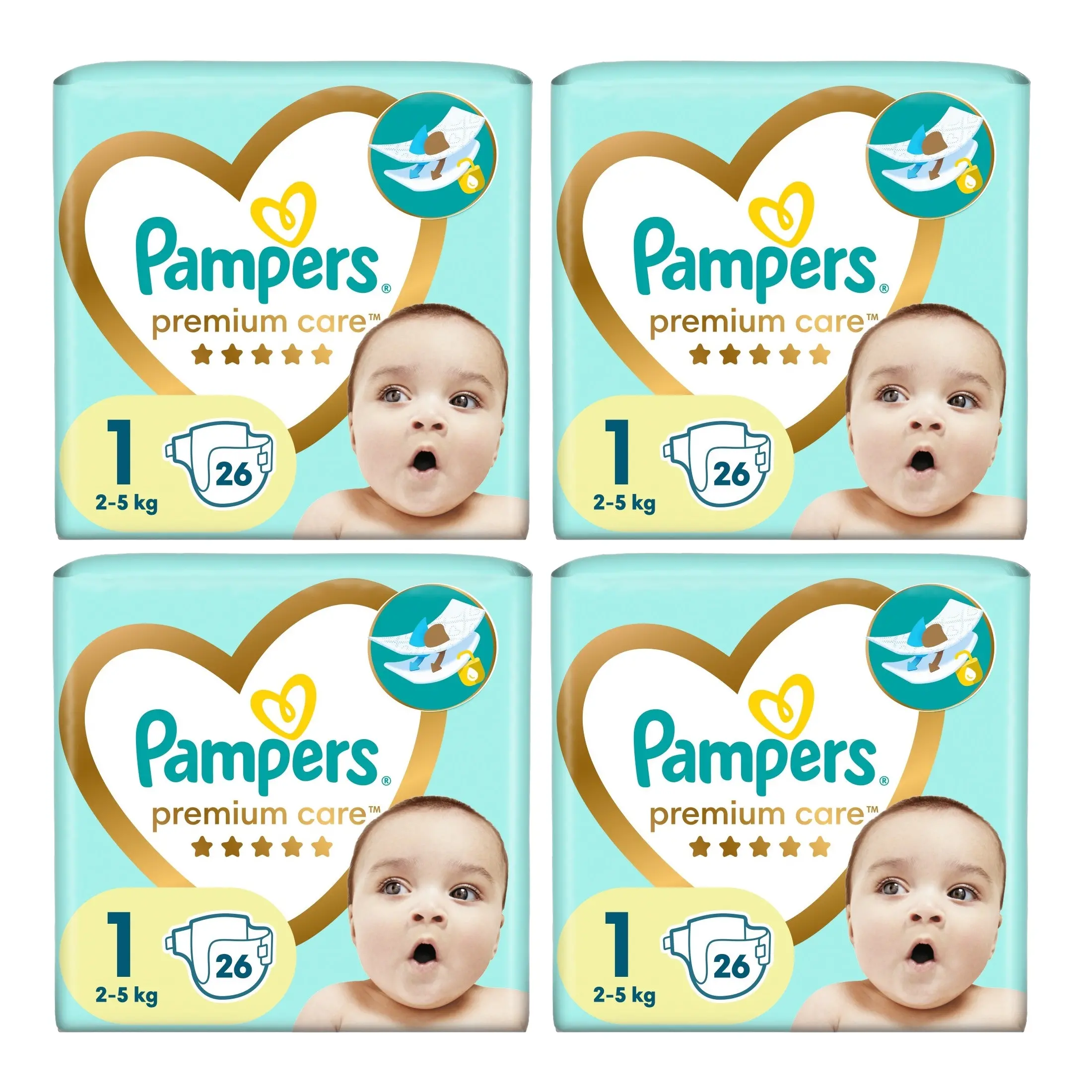 empik pampers premium 4