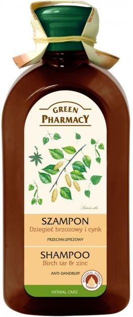 green pharmacy szampon z dziegciem brzozowym i cynkiem