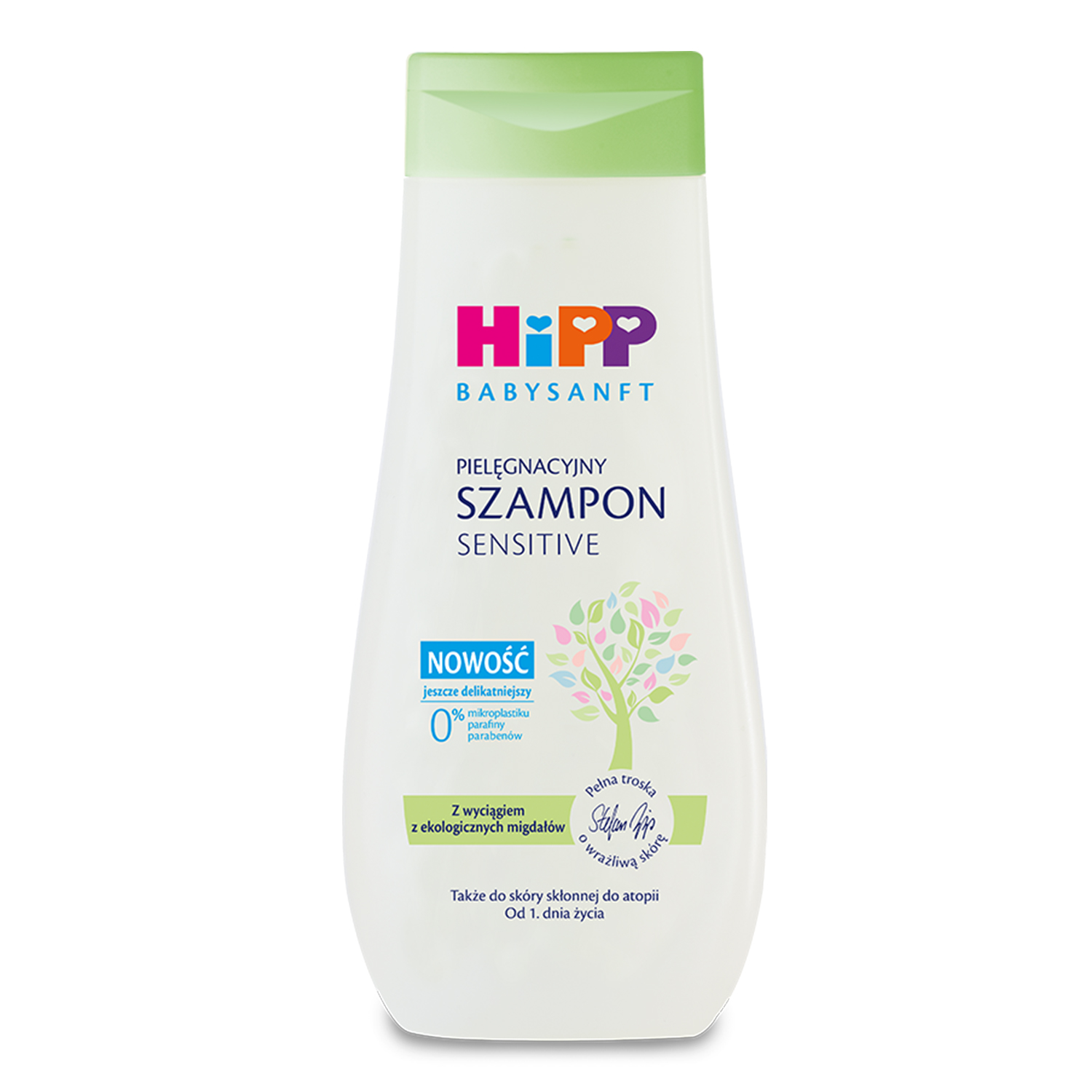 hipp babysanft szampon pielęgnacyjny dla niemowląt od urodzenia 200ml