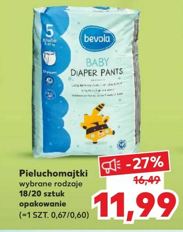 kaufland pieluchomajtki dla dorosłych