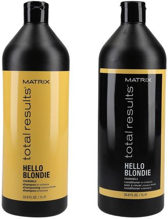 matrix total results hello blondie szampon do włosów blond opinie