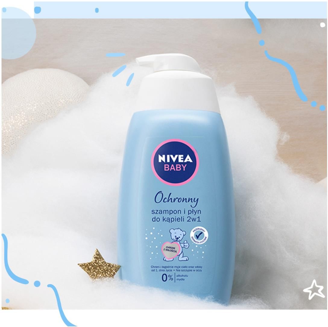 nivea baby łagodny szampon i płyn do kąpieli 2w1 rosmann