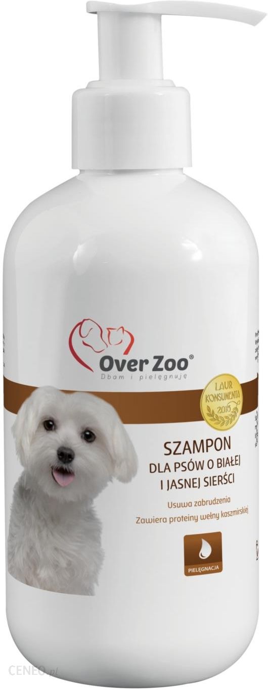 over zoo szampon dla psów do sierści białej