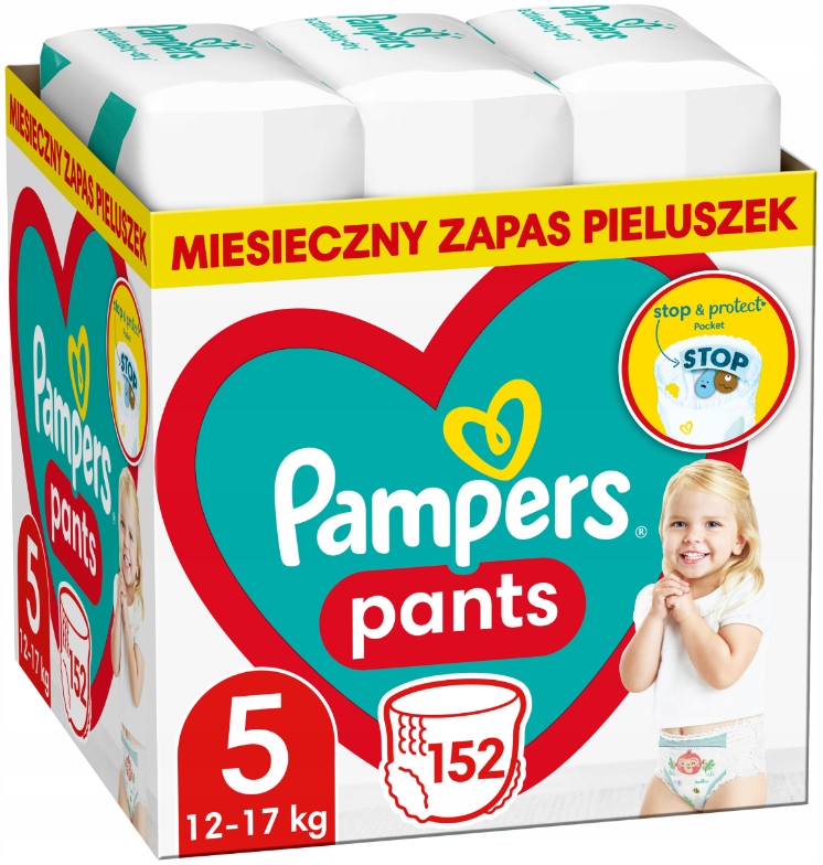 pampers 152 szt