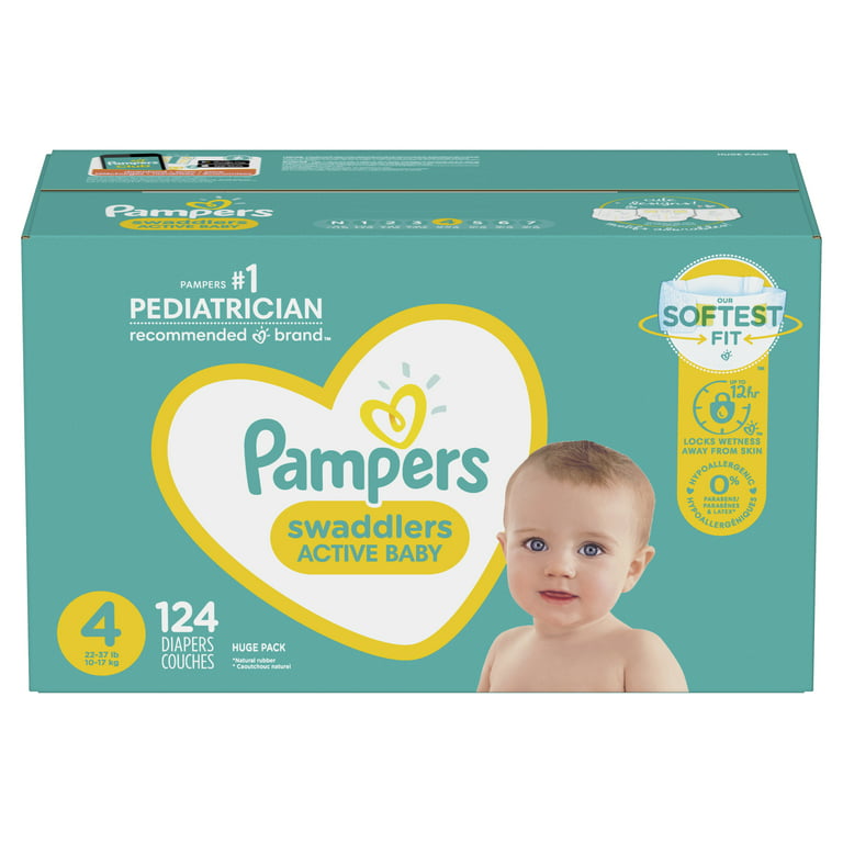 pampers 4 active baby wielopak