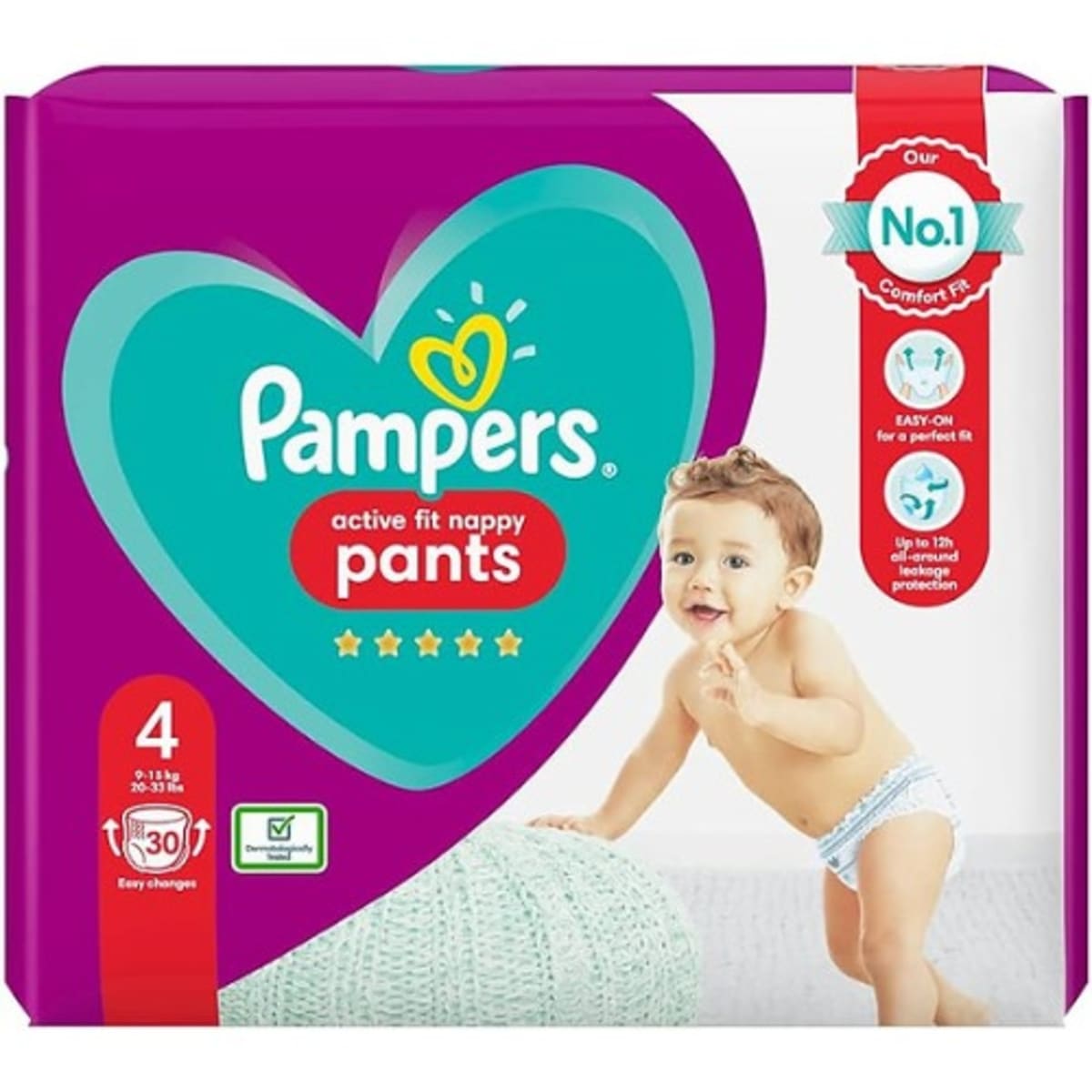 pampers active fit size 4 pants