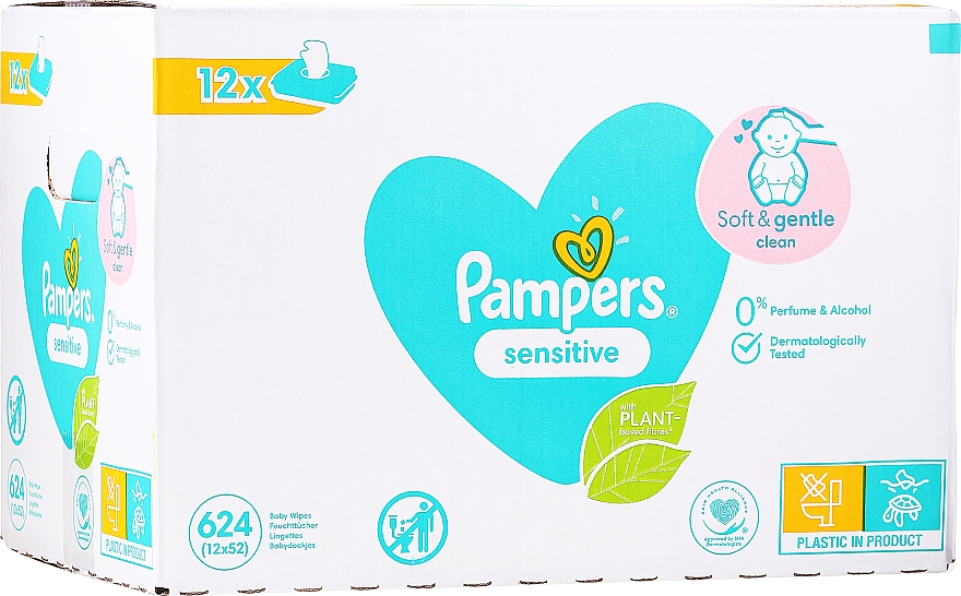 pampers chusteczki sensitive 12