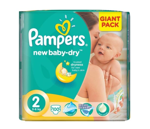 pampers new baby dry 100szt