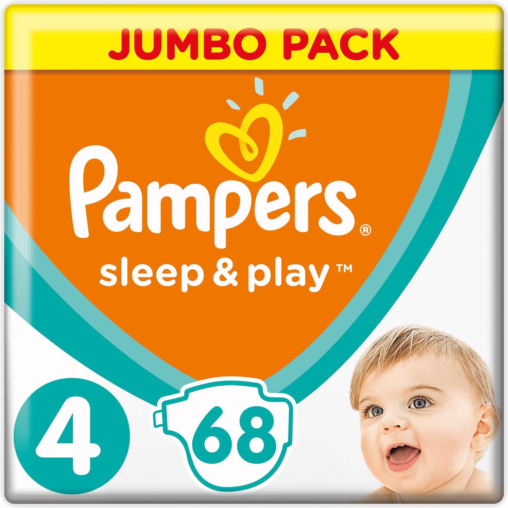 pampers play and sleep 4 netto