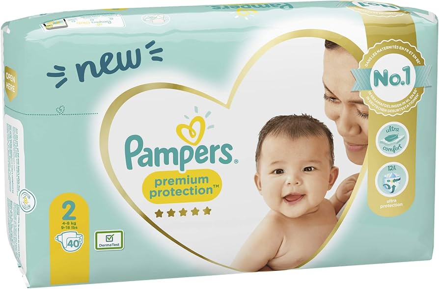 pampers premium protection new baby 2 40