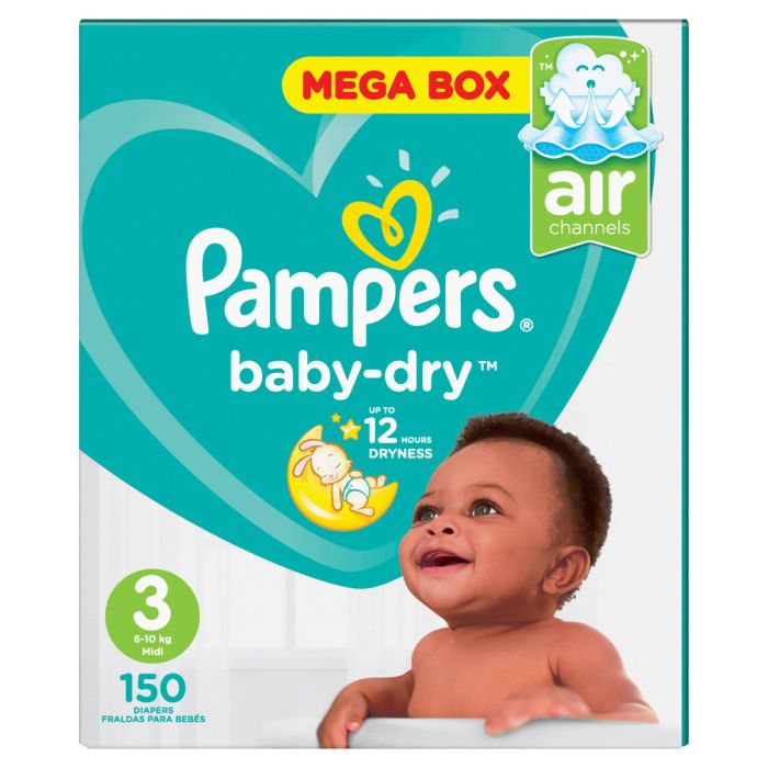 pampers super dry active baby 150