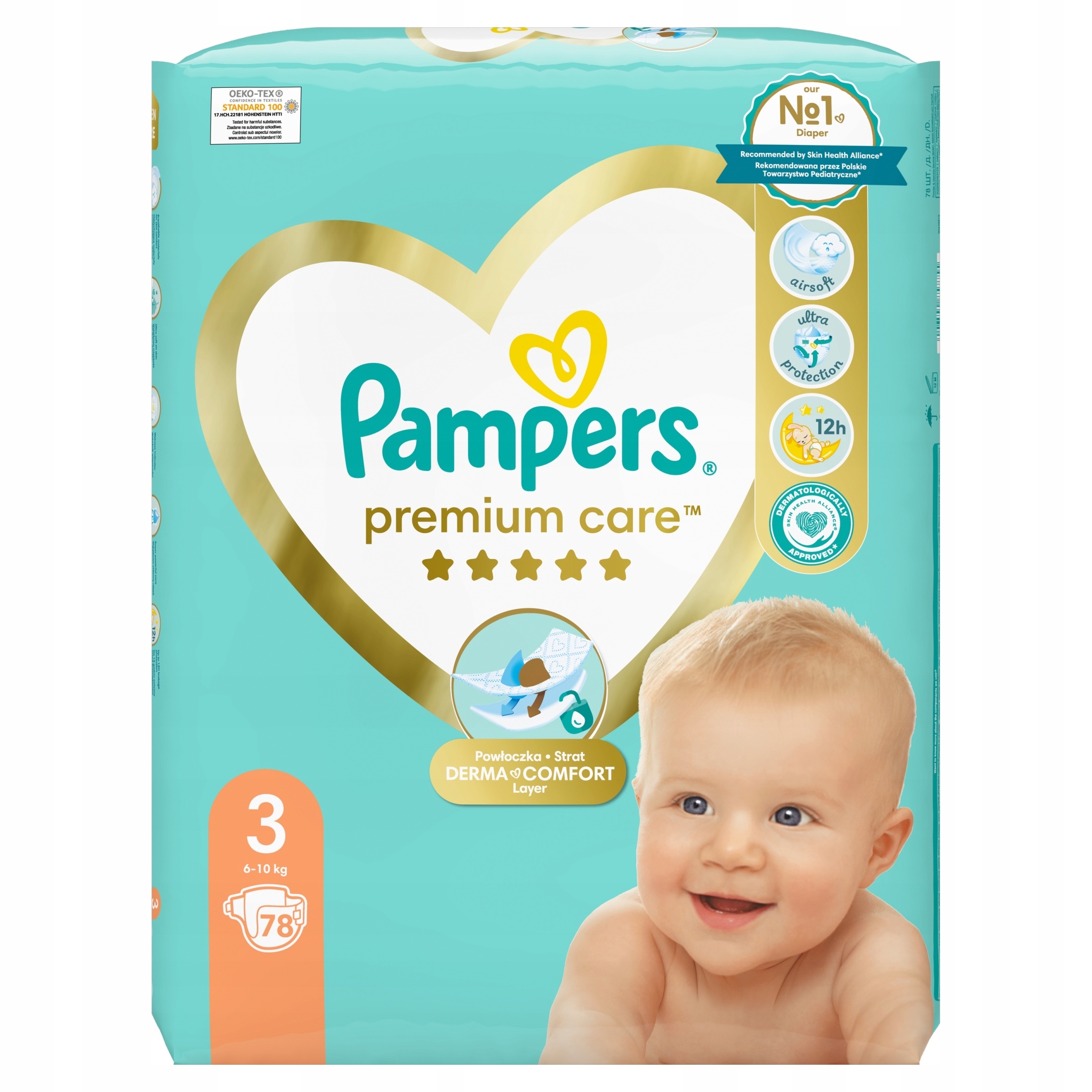 pampersy pampers sztuk