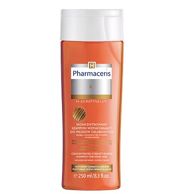 pharmaceris h keratineum szampon wzmacniający do włosów osłabionych 250ml