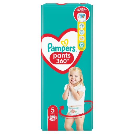 pieluchomajtki pampers 5 48 szt