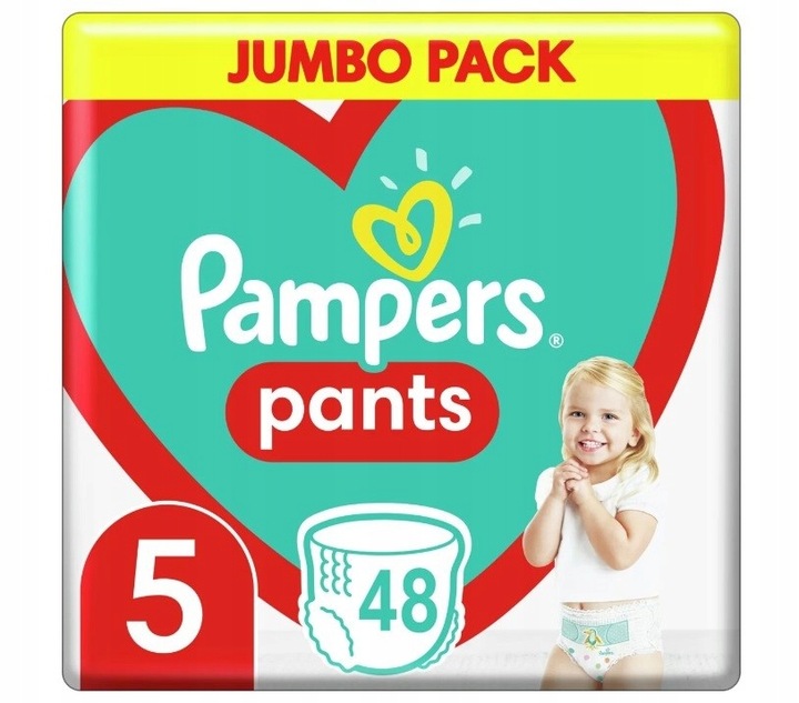 pieluchomajtki pampers 5 48 szt