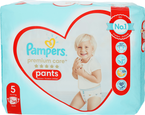 pieluchomajtki pampers premium care pants5