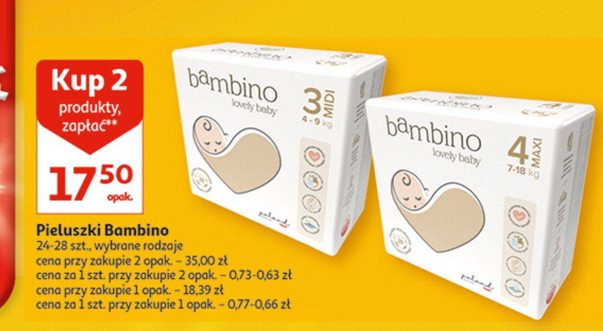 pieluchy bambino auchan