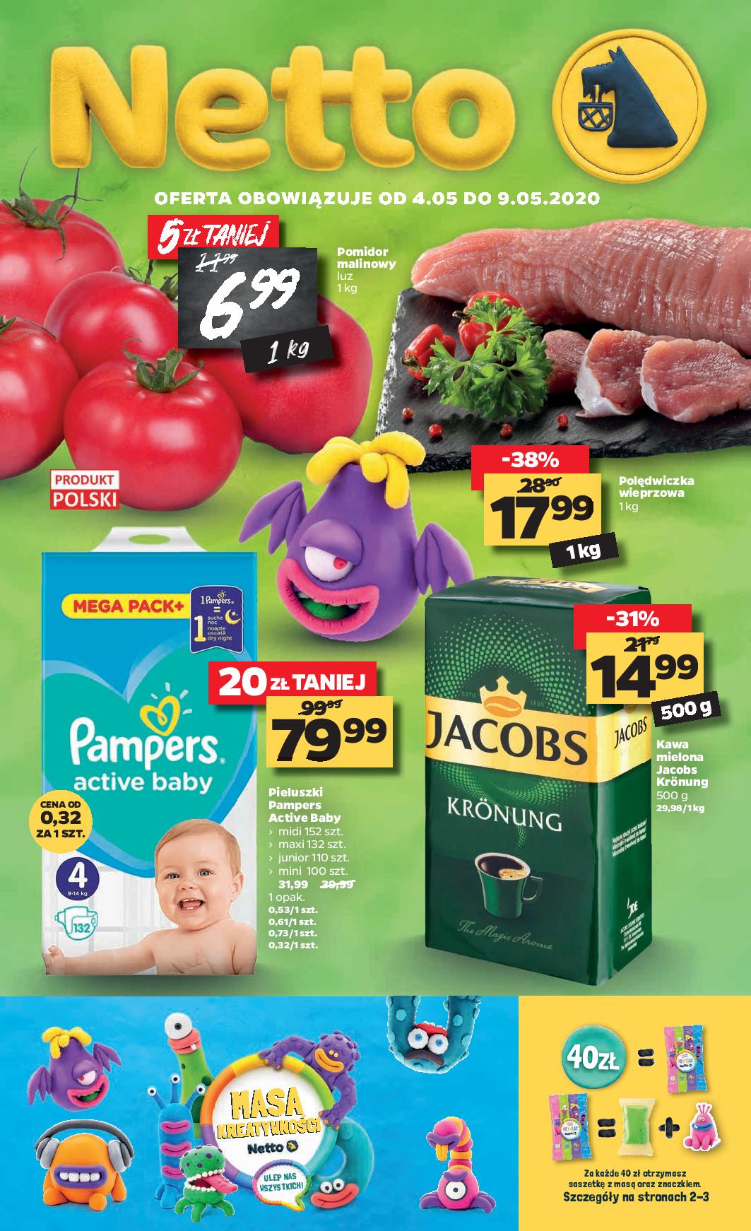 pieluchy pampers netto promocja