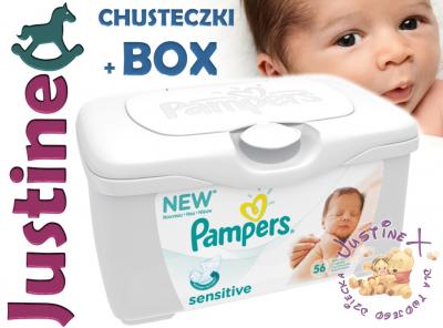 pudełko na chusteczki pampers