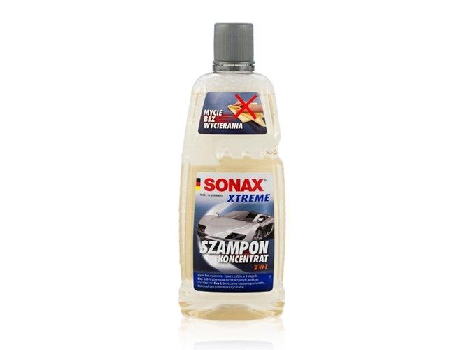 sonax szampon 2w1 koncentrat bez wycierania 1l