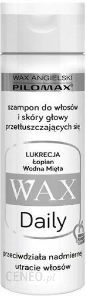 szampon wax do wlosow przetluszczajacych sie