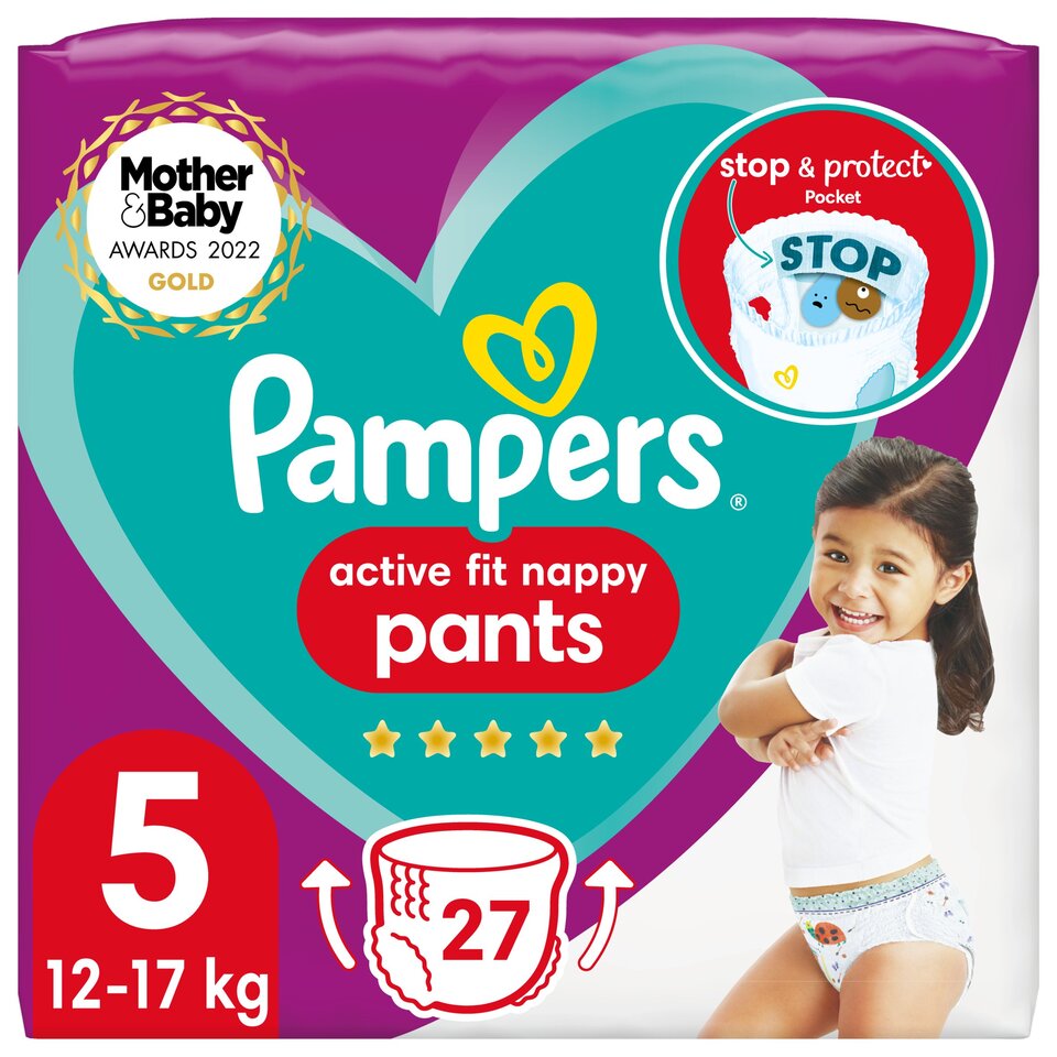 tesco pampers active baby 5