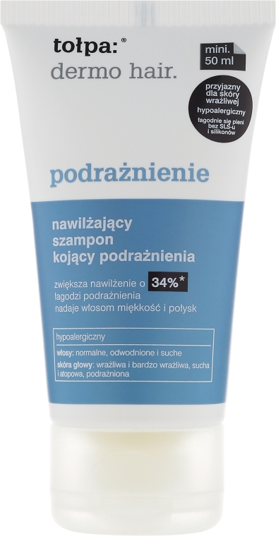 tołpa dermo hair nawilżający szampon kojący podrażnienia