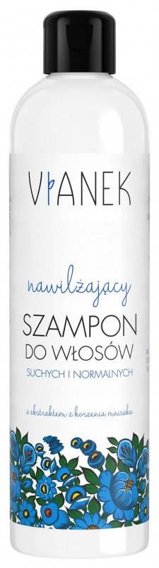 wianek nawilżający szampon do włosów